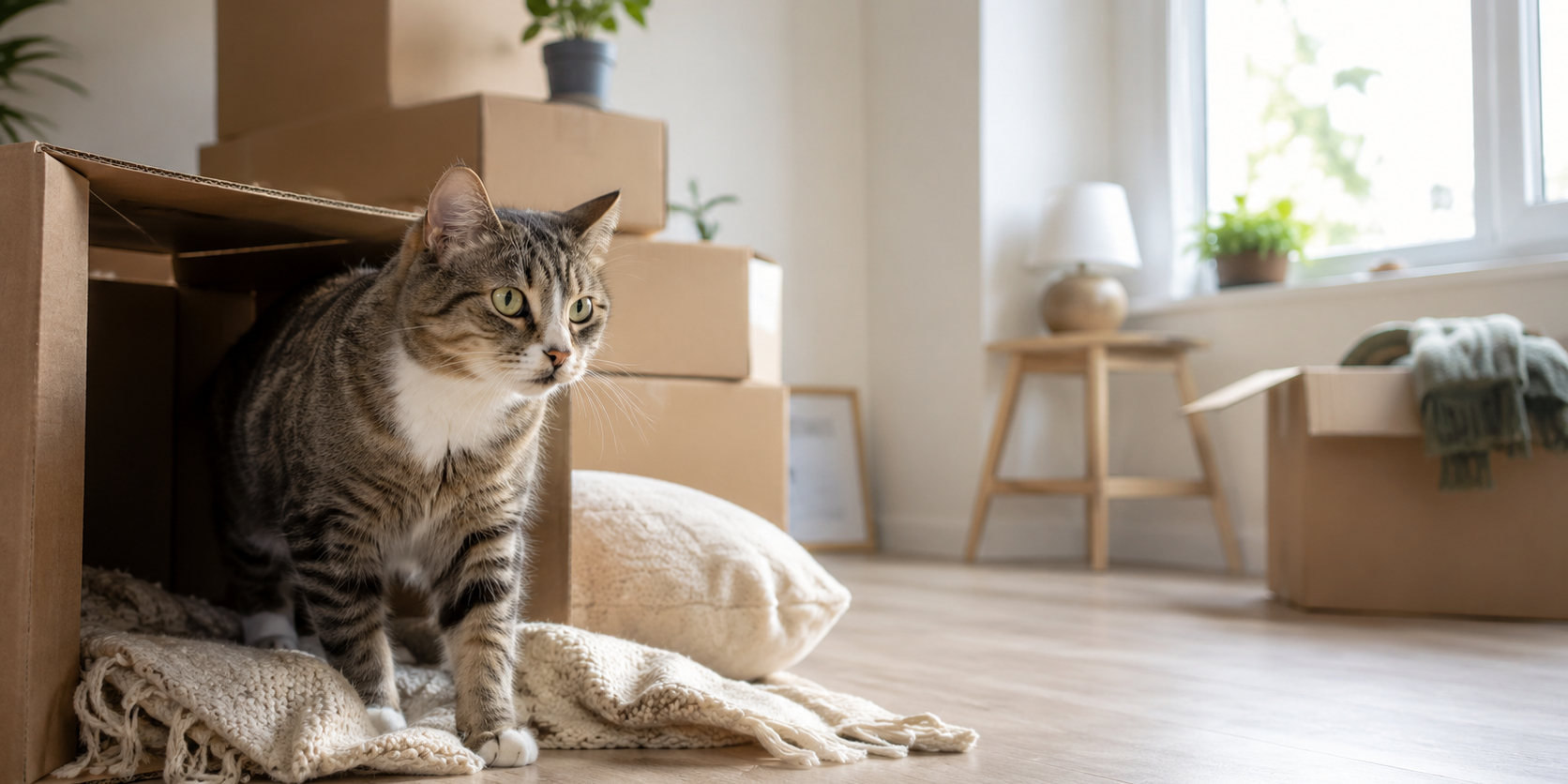 Trasloco con il gatto