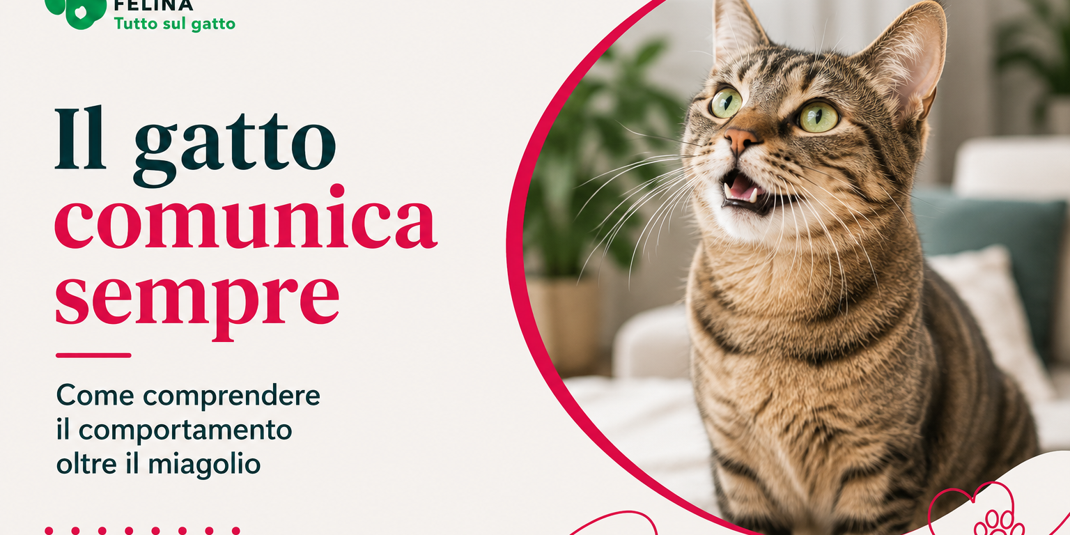 Il gatto comunica sempre
